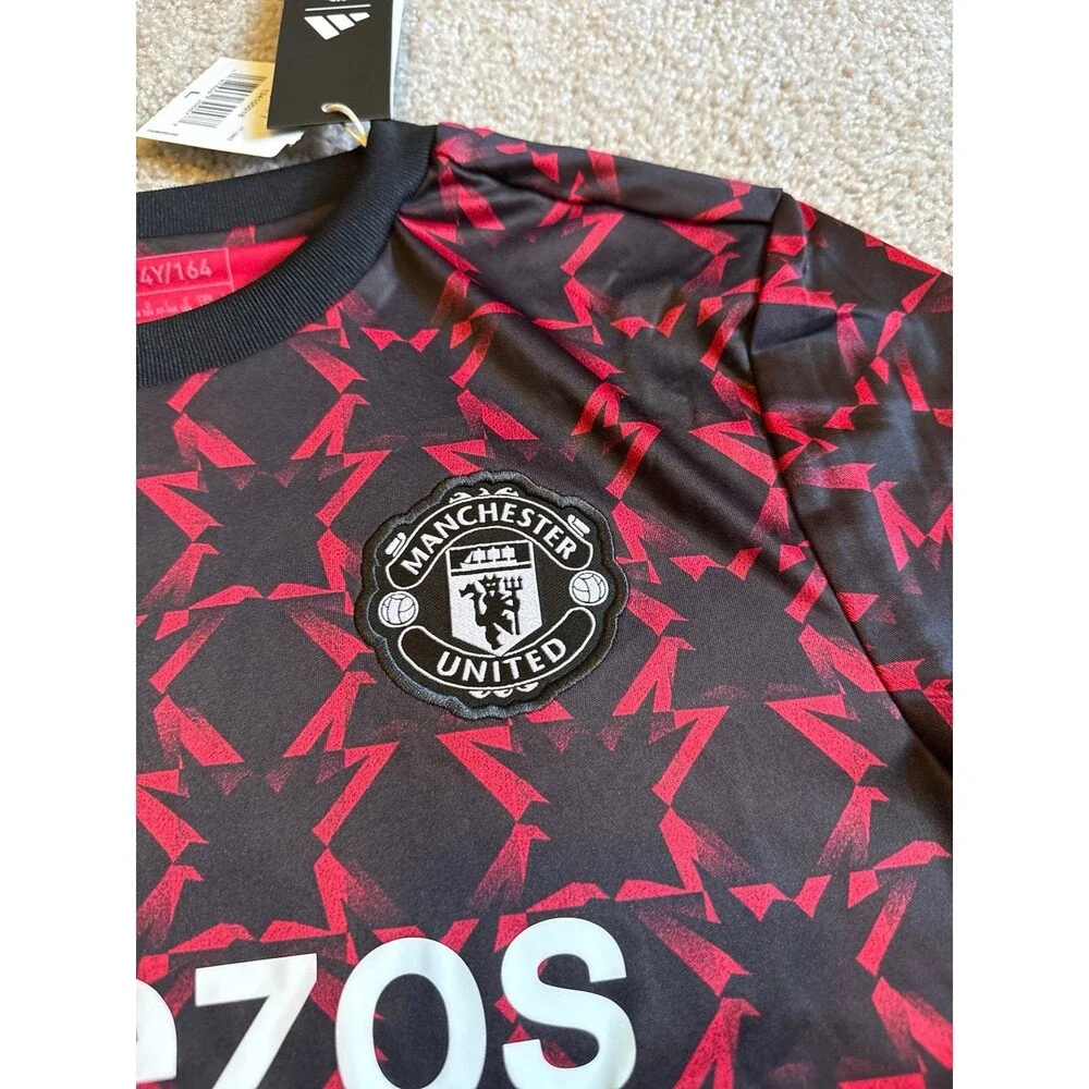 Manchester United Adidas Youth NWT Practice Jersey Size XL